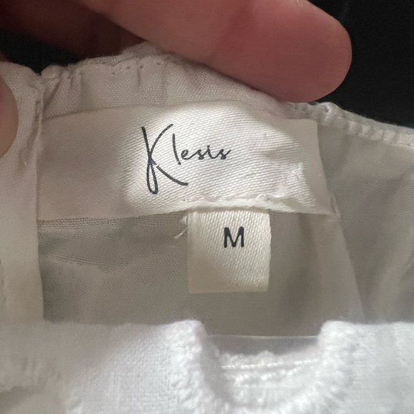 High low eyelet white midi dress - Picture 4 of 4